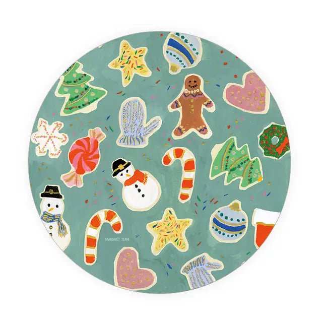 Christmas Cookies Seedlings Coaster