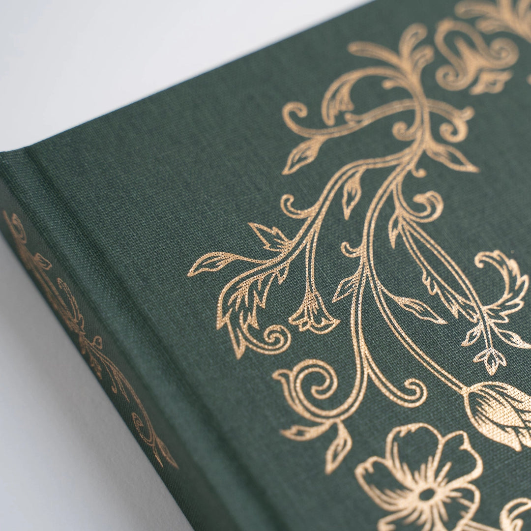 Antique Floral B6 Dot Grid Notebook