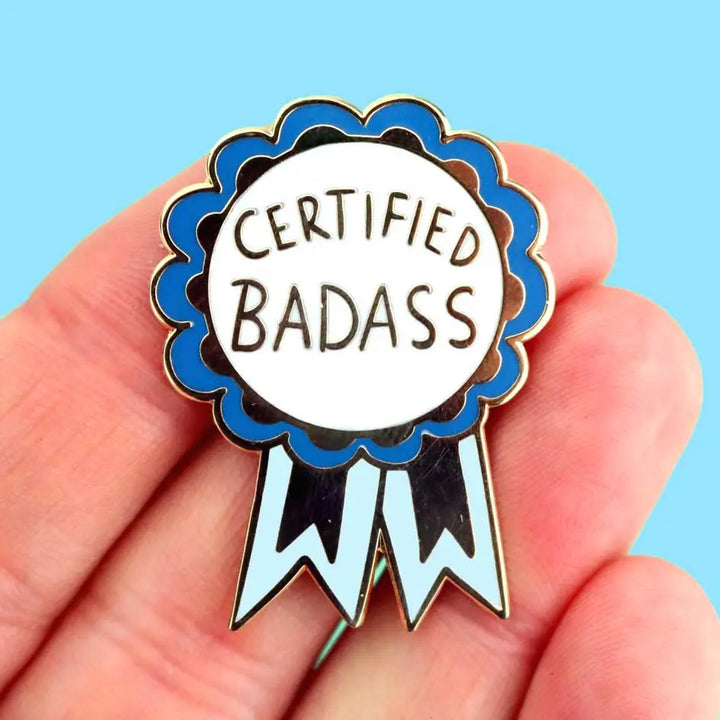 Certified Badass Enamel Pin