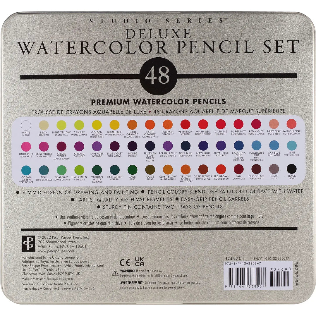 Studio Series Watercolor Pencil Set (Set of 48)