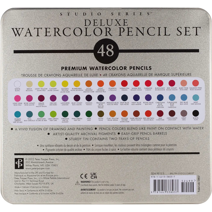 Studio Series Watercolor Pencil Set (Set of 48)