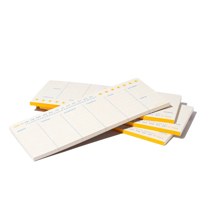 Weekly Planner - Risograph Notepad