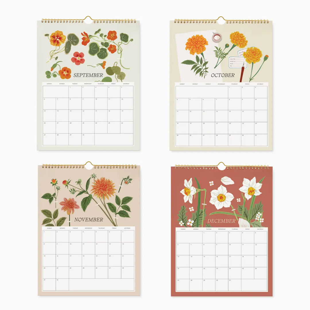 Herbarium Wall Calendar 2026