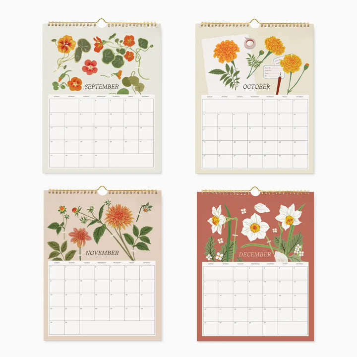 Herbarium Wall Calendar 2026