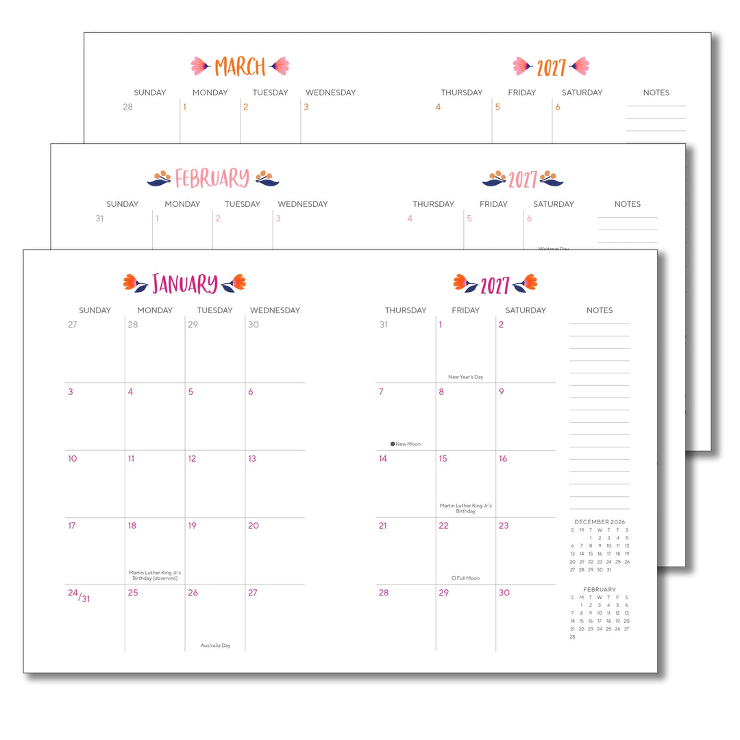 2027 Jess Phoenix High Note Softcover Planner