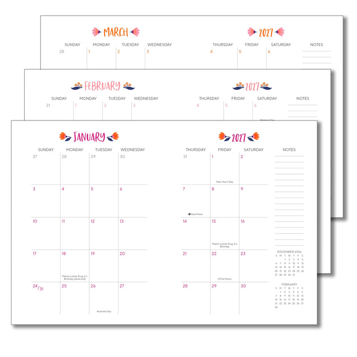 2027 Jess Phoenix High Note Softcover Planner