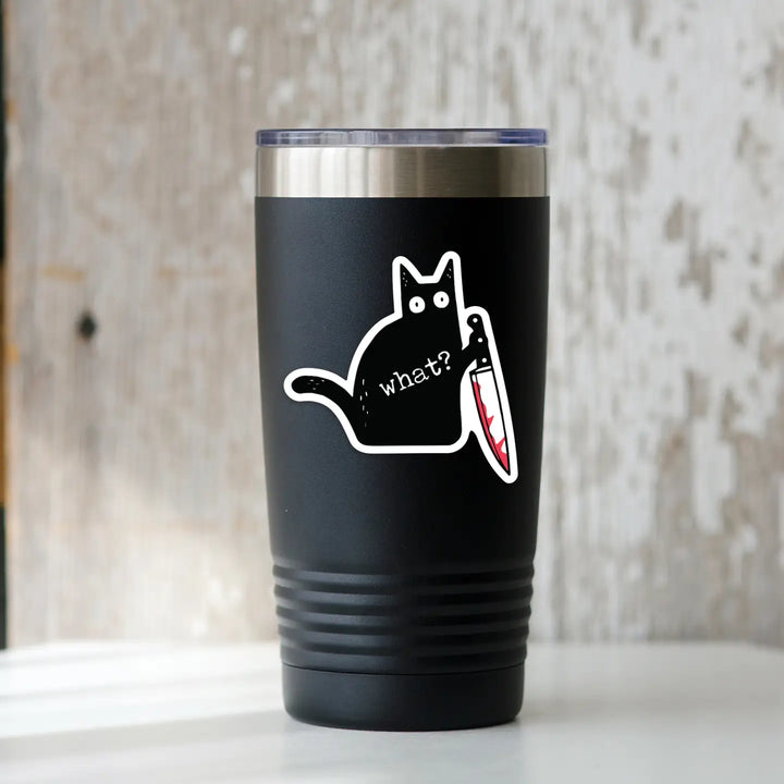 What? Murder Cat Sticker