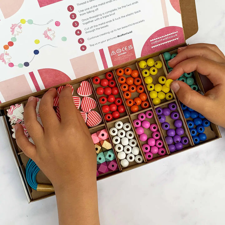 Unicorn and Heart Bracelet Making Kit