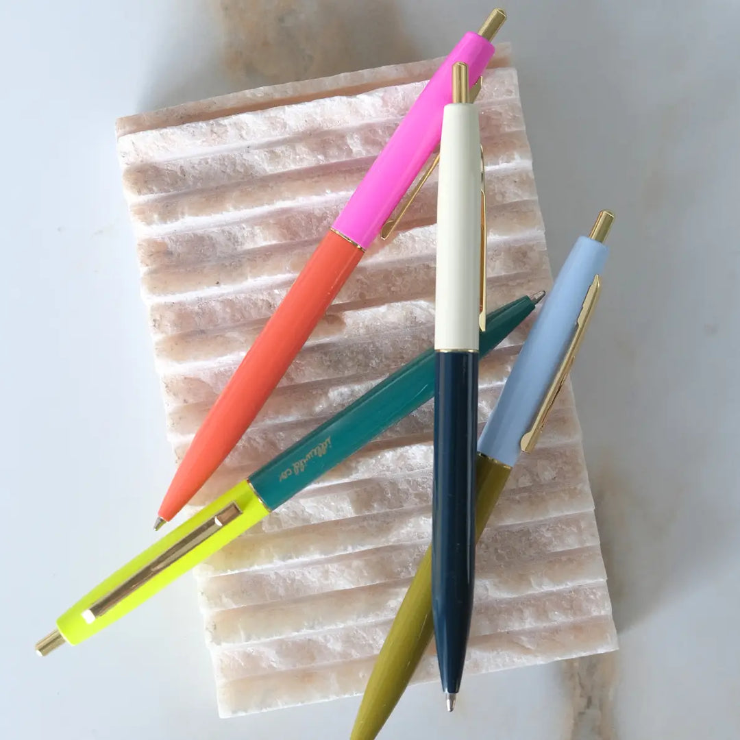 Bright Mix Retro Pen Set