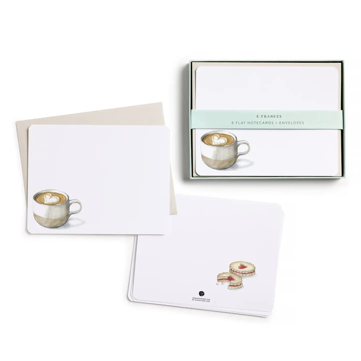 Latte Love Flat Notes (Set of 8)