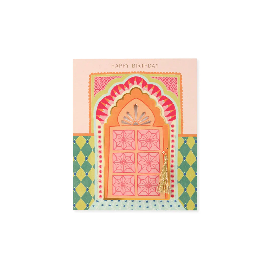 Garden Peacock Pop-up Birthday Card