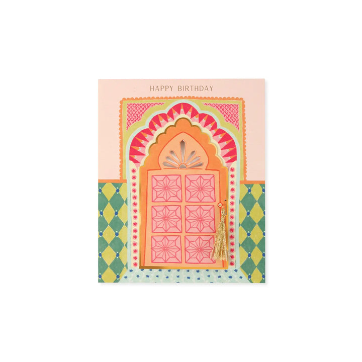 Garden Peacock Pop-up Birthday Card