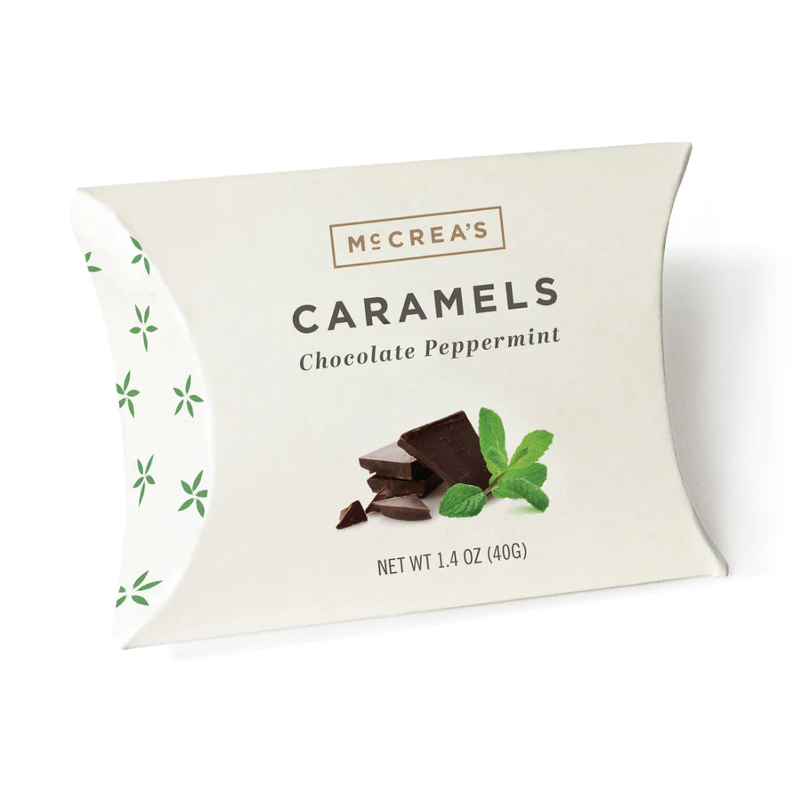 Chocolate Peppermint Caramels