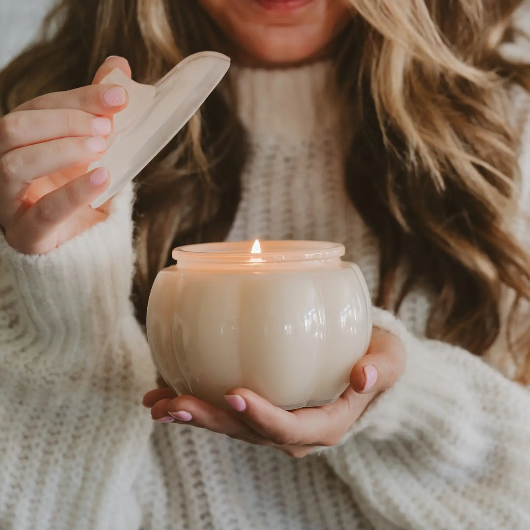 Warm and Cozy Soy Candle (20 oz. Pumpkin Jar)