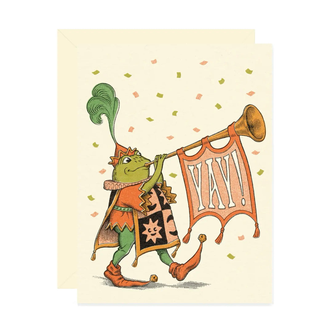 Yay Celebration Frog Card