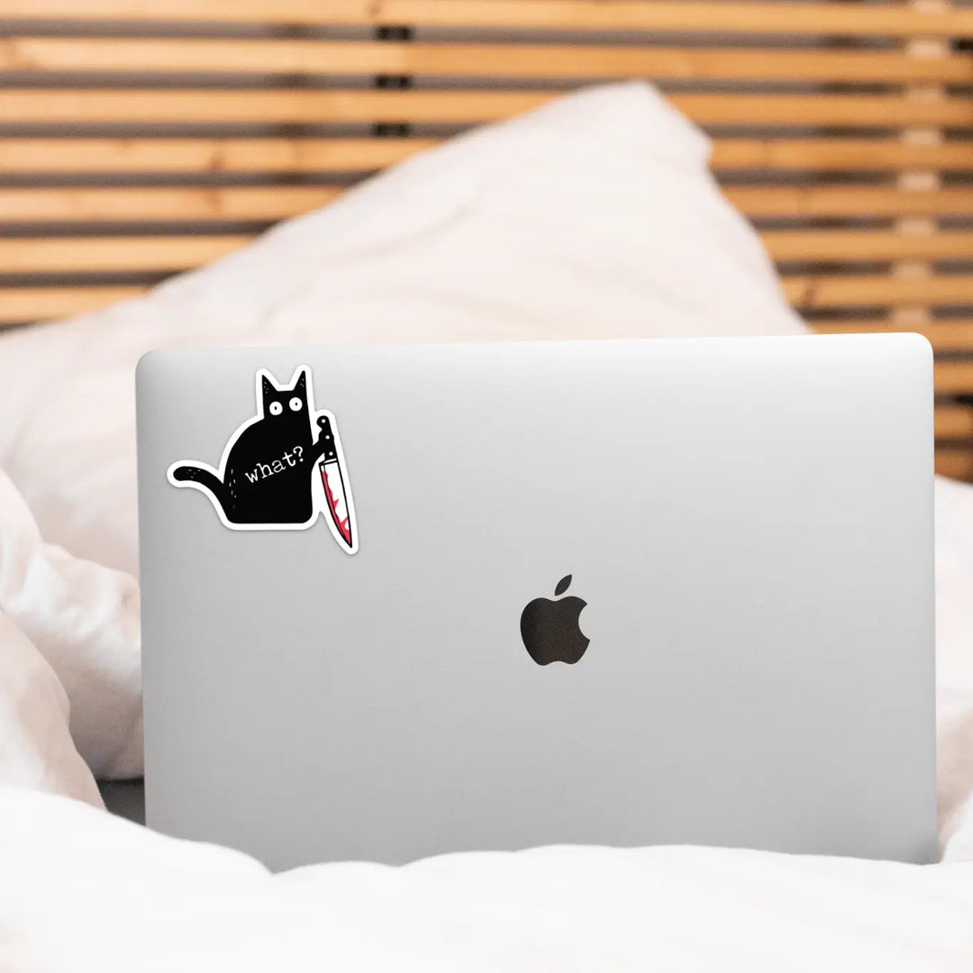 What? Murder Cat Sticker