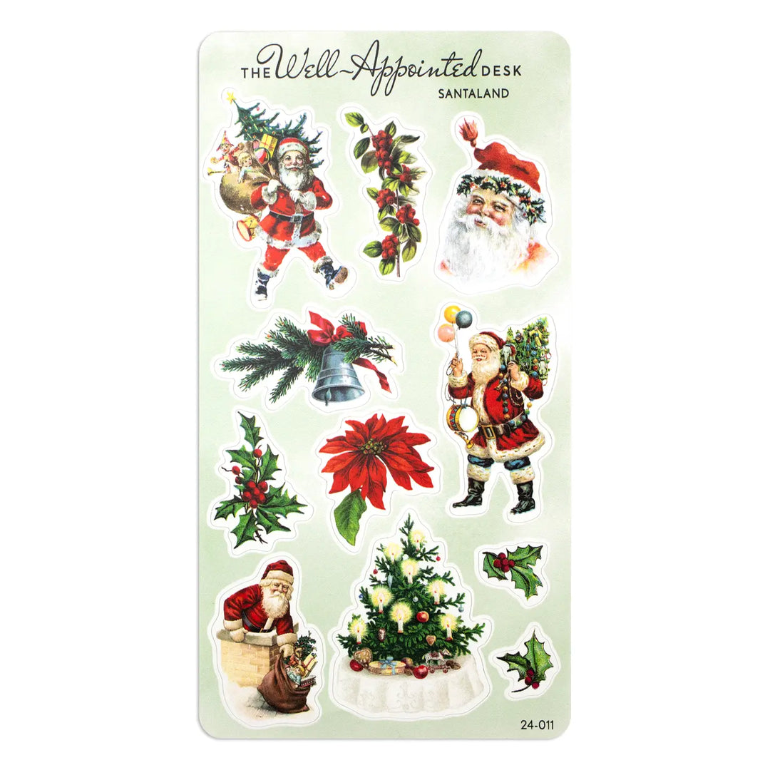 Santaland Sticker Sheet