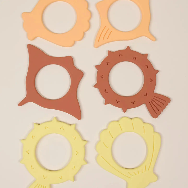 Set of 6 Silicone Diving Rings