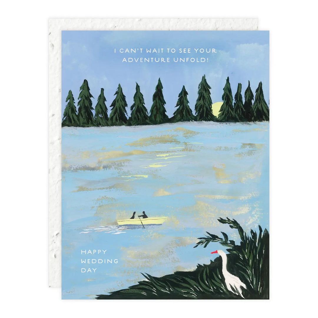 The Adventure of Us Wedding Card