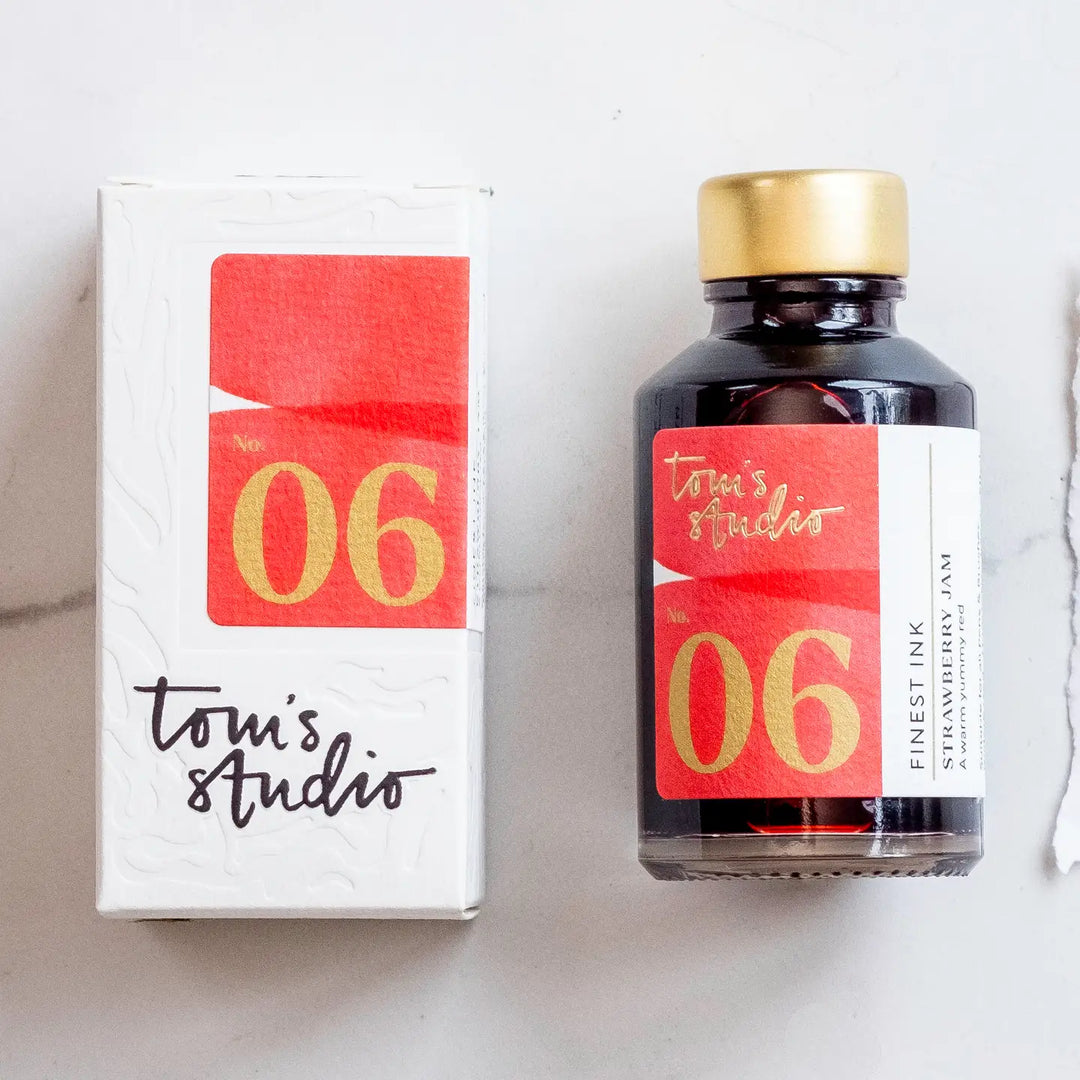 Tom's Studio Ink - 06 Strawberry Jam (50ml Bottled Ink)