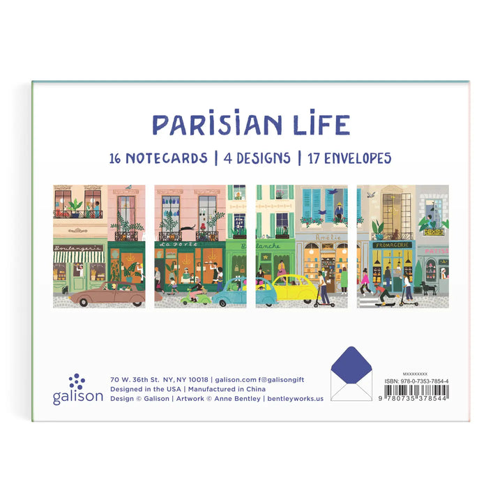 Parisian Life Greeting Assortment Notecard Set
