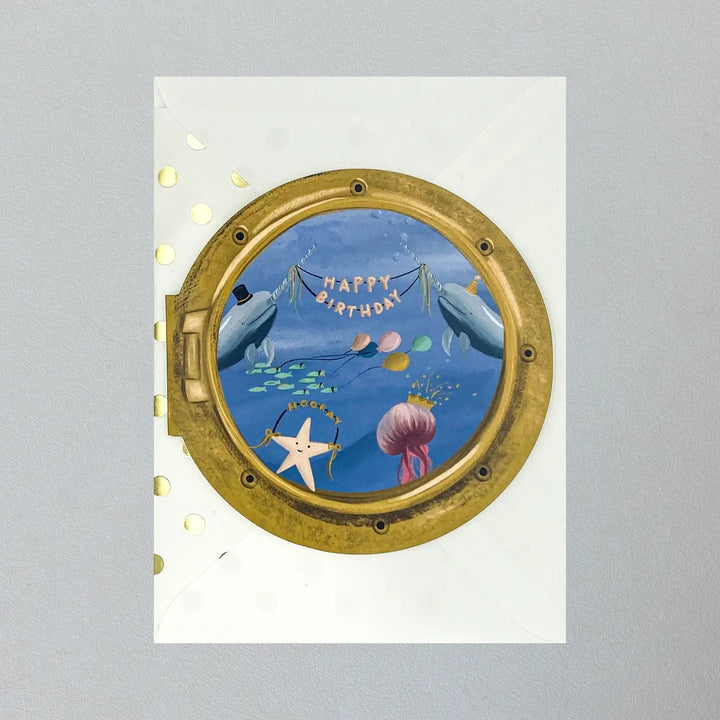 Happy Birthday Porthole Card