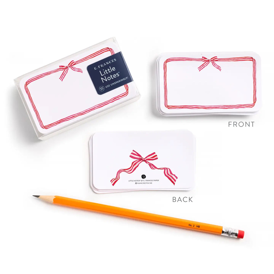 Red Ribbon Candy Little Notes