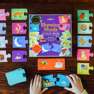 Rhyming Puzzle Pairs Game