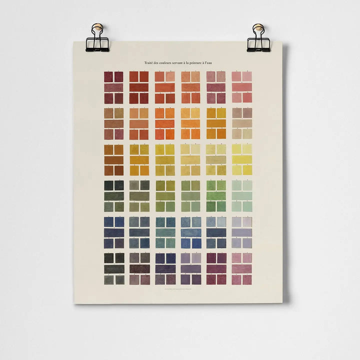 Watercolour Swatches Fine Art Print