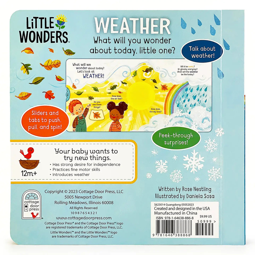 Little Wonders: Weather Interactive Board Book