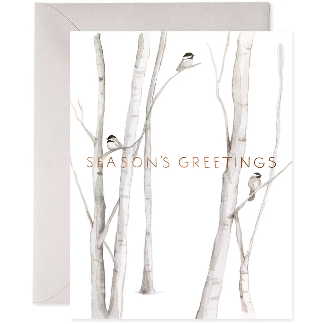 Snowy Birch Card (Set of 6)