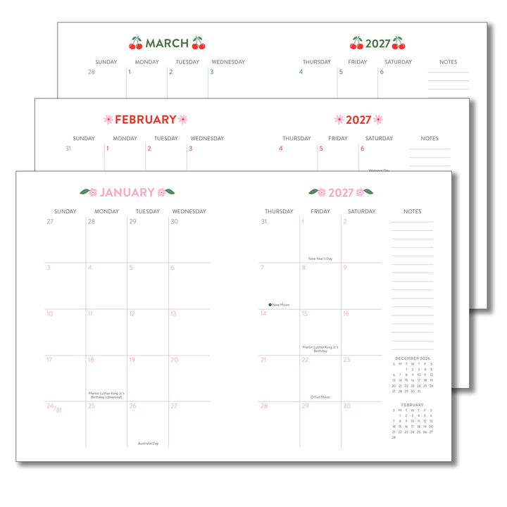 2027 Fruits High Note Softcover Planner