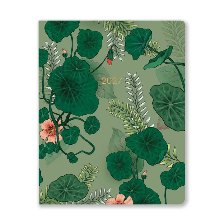 2027 Greenery High Note Monthly Planner