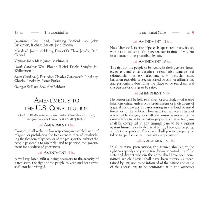 Constitution of the United States (Red)