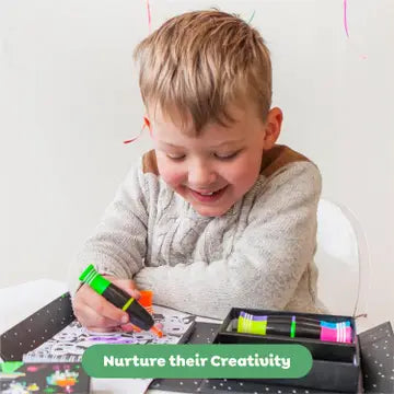 Neon Coloring Set - Outer Space