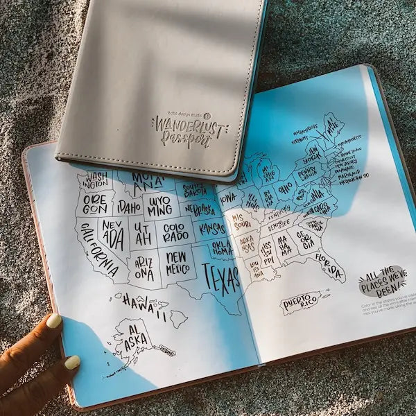 Wanderlust Passport - Travel Journal