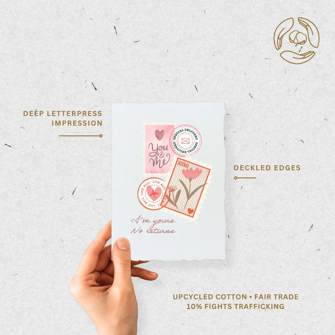 Love Stamps Friendship | Eco-Friendly Greeting Card (Copy)