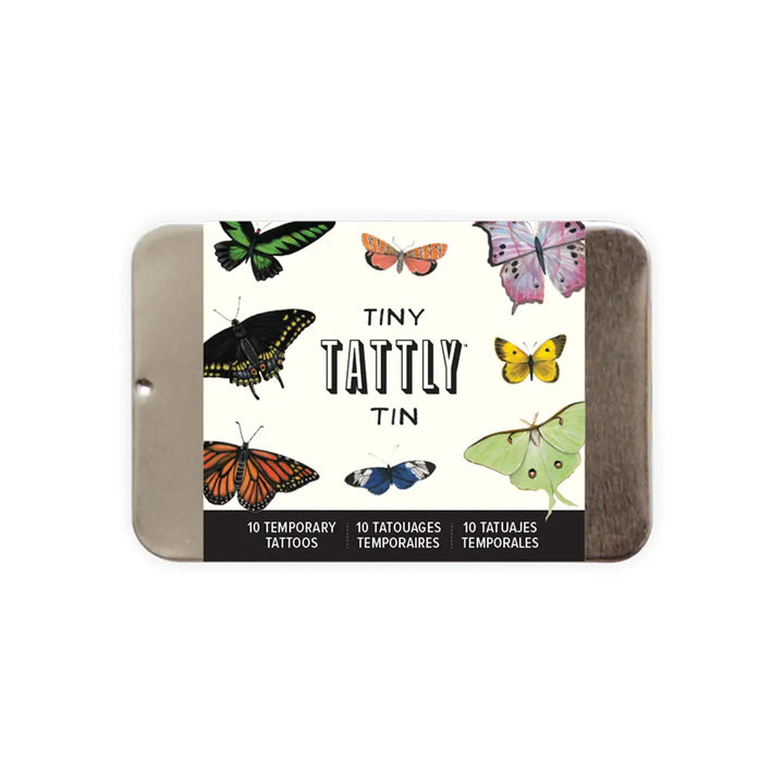 Tiny Butterfly Tattoo Tin