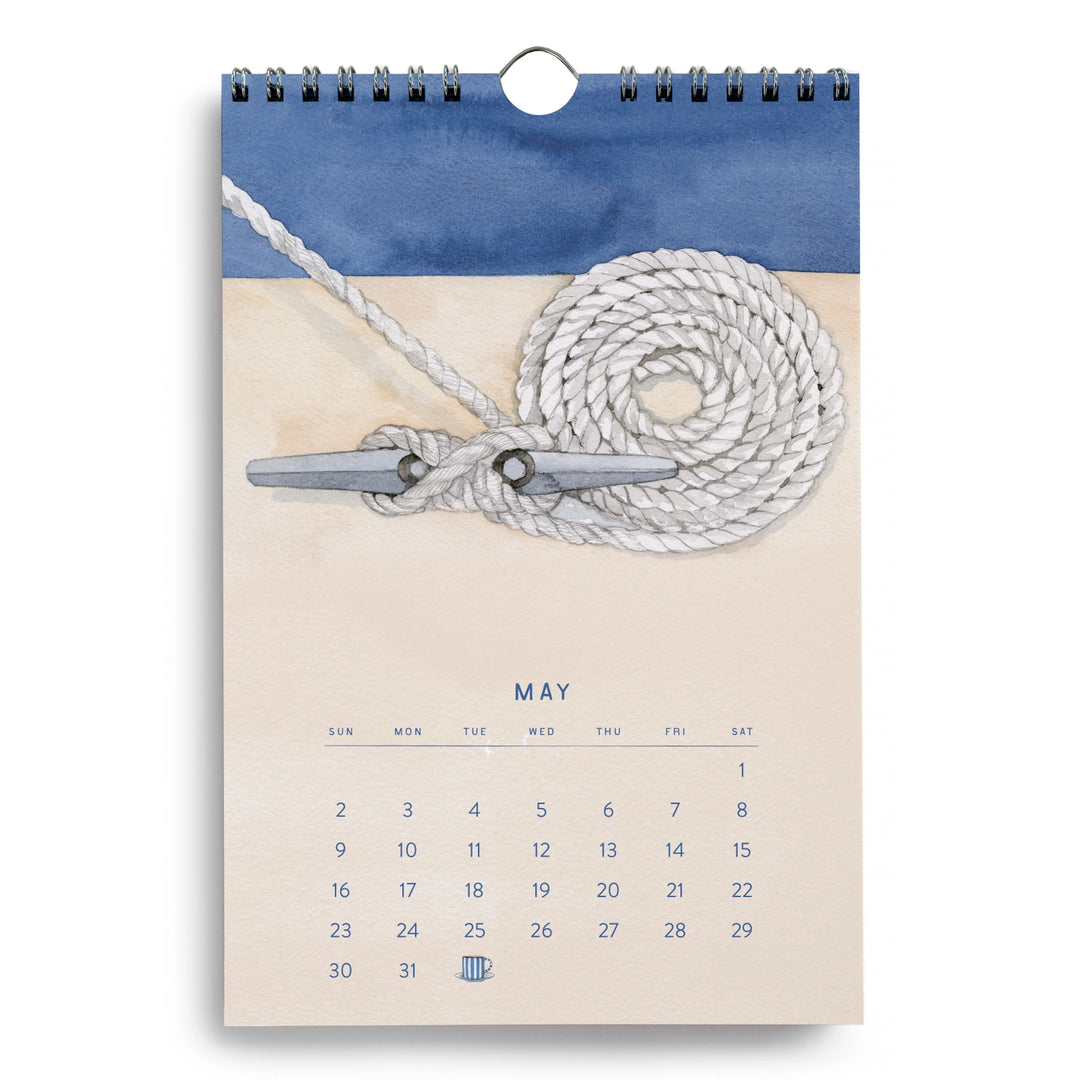 A Year By the Sea Little Wall Calendar (2027)