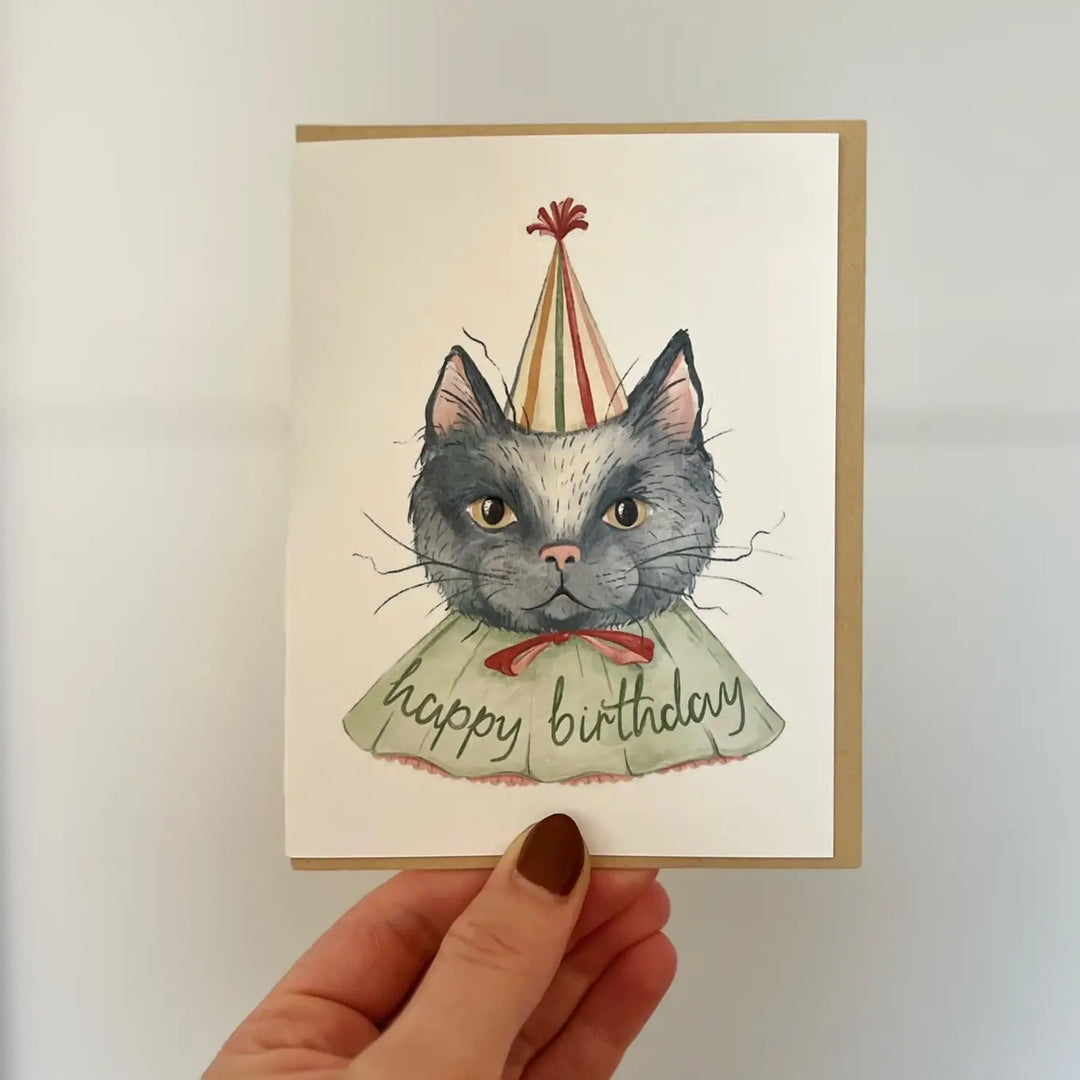 Birthday Cat Card