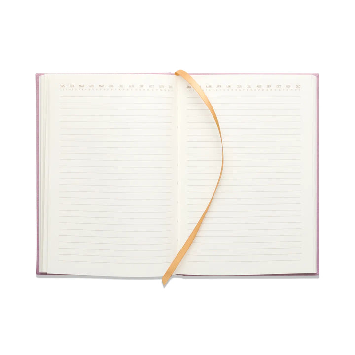 Suede Journal - Ochre Radiant Sun Block