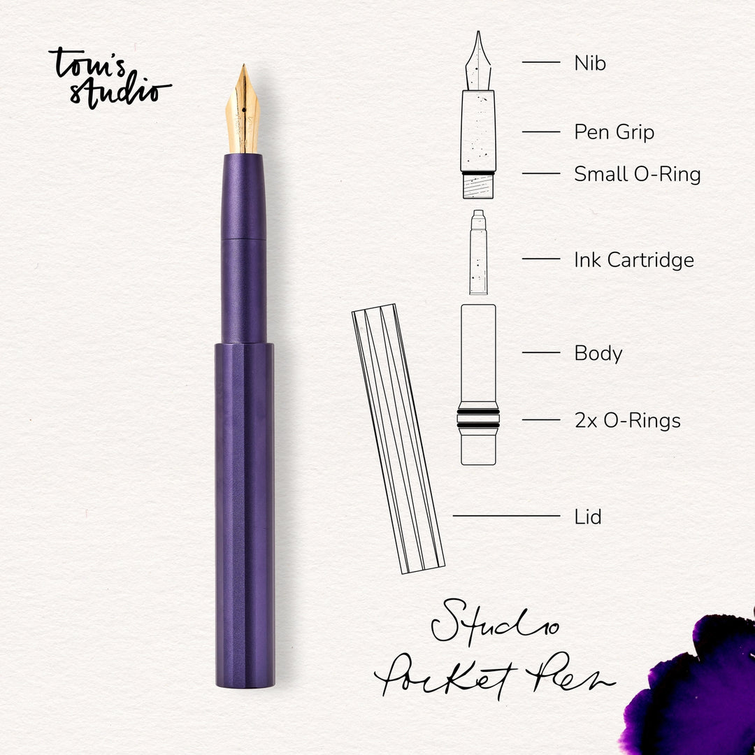 Tom's Studio - The Studio Pocket Fountain Pen