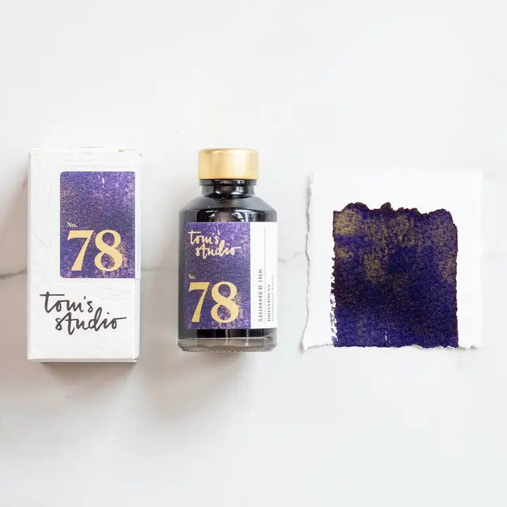 Tom's Studio Shimmer Ink - 78 Broadway (50ml Bottled Ink)
