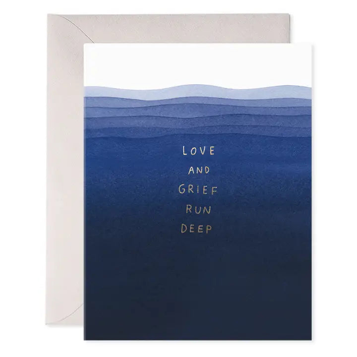 Grief Runs Deep Greeting Card
