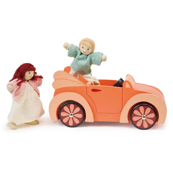 Wooden Dolls House Car