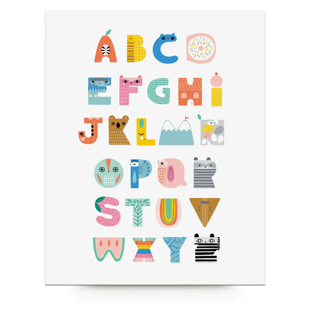 Alphabet Art Print