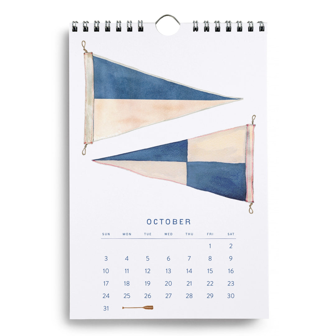 A Year By the Sea Little Wall Calendar (2027)