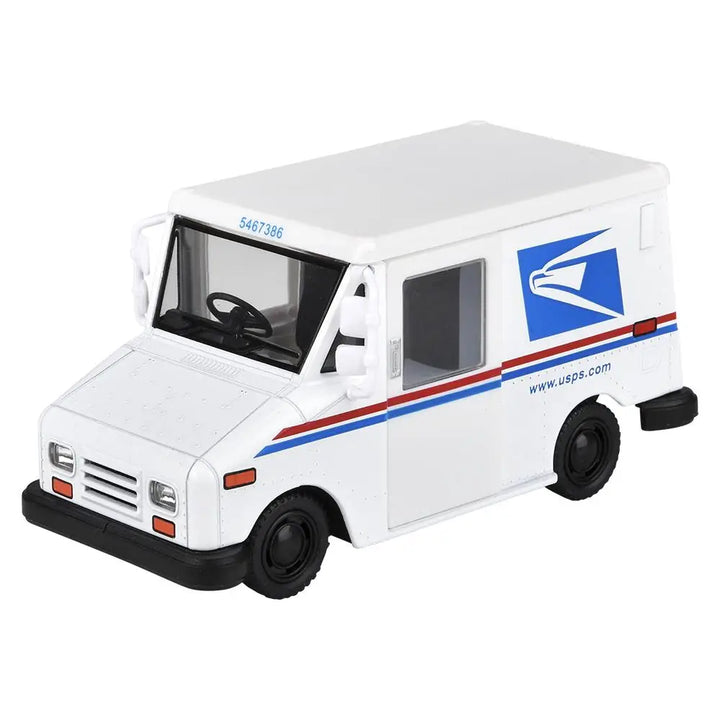 Die-Cast Pull Back 5-inch Postal Carrier Truck