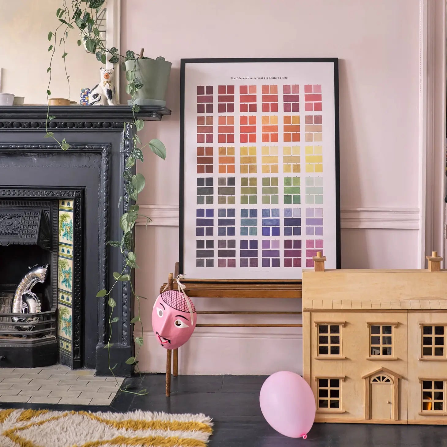 Watercolour Swatches Art Print