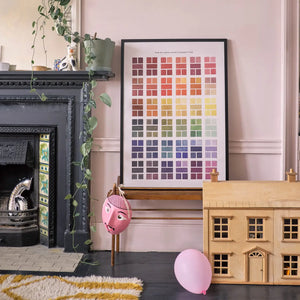 Watercolour Swatches Art Print
